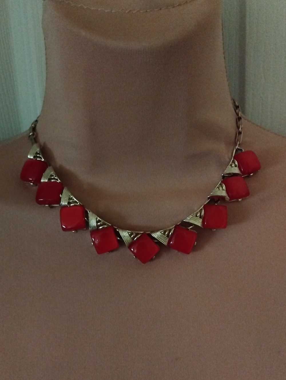 Vtg Coro 3 Pc Nck/ Bracelet/ Earring Set